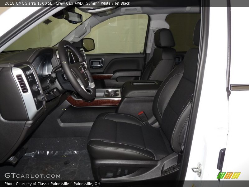 Summit White / Jet Black 2018 GMC Sierra 1500 SLT Crew Cab 4WD