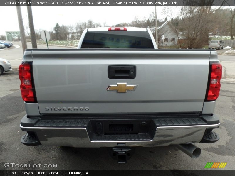 Silver Ice Metallic / Dark Ash/Jet Black 2019 Chevrolet Silverado 3500HD Work Truck Crew Cab 4x4