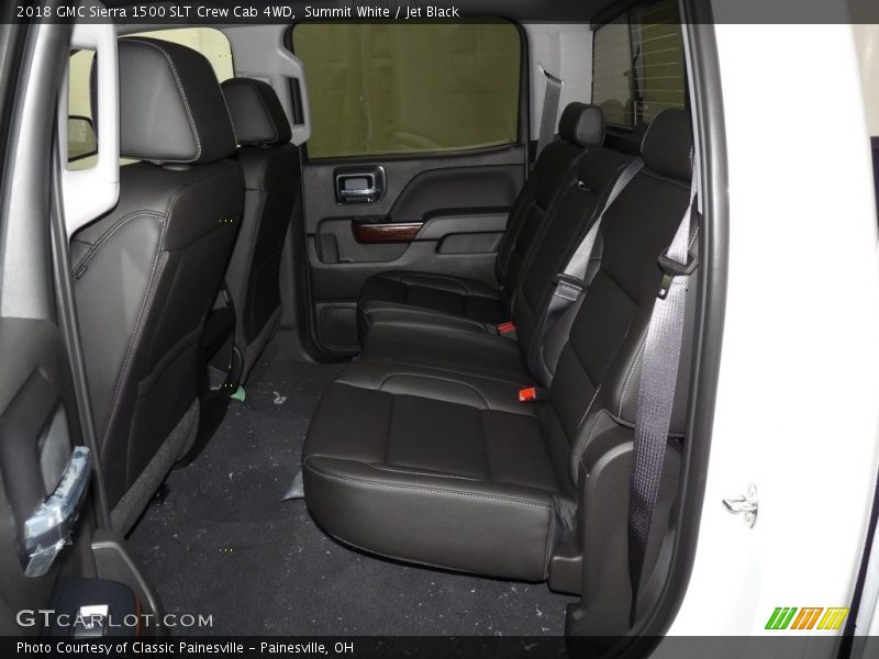 Summit White / Jet Black 2018 GMC Sierra 1500 SLT Crew Cab 4WD