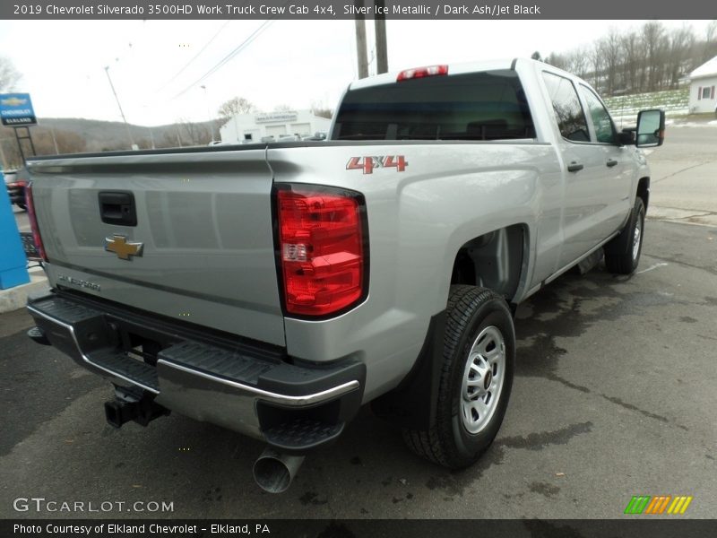 Silver Ice Metallic / Dark Ash/Jet Black 2019 Chevrolet Silverado 3500HD Work Truck Crew Cab 4x4