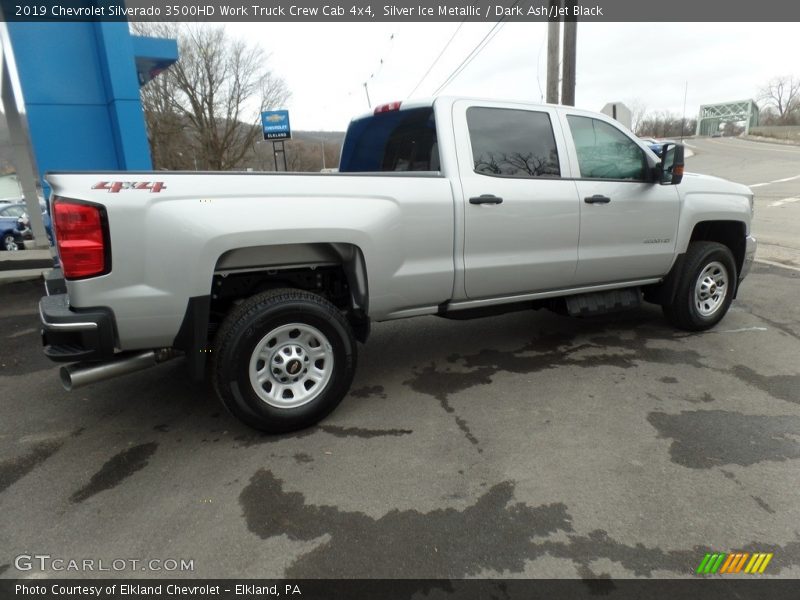 Silver Ice Metallic / Dark Ash/Jet Black 2019 Chevrolet Silverado 3500HD Work Truck Crew Cab 4x4