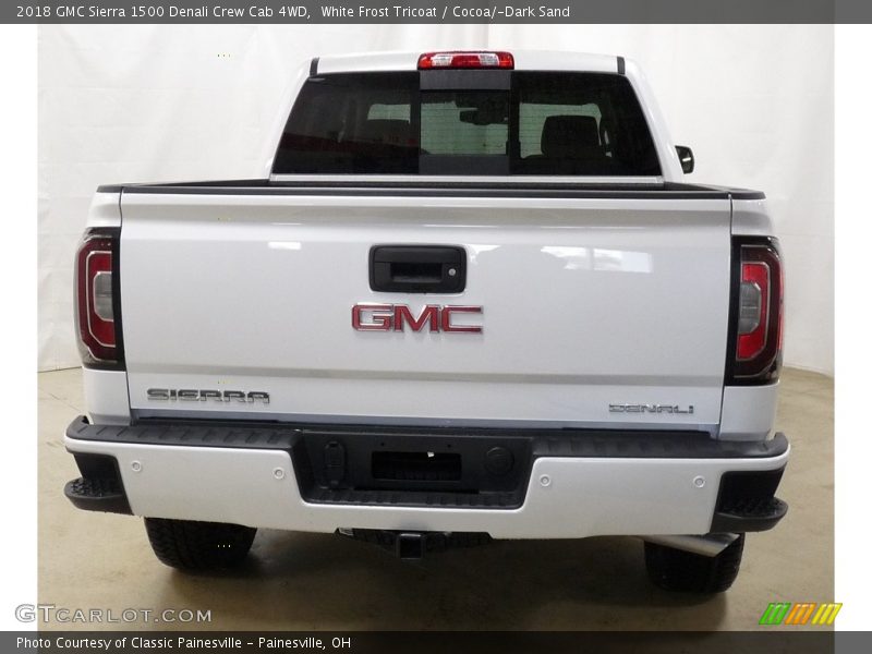 White Frost Tricoat / Cocoa/­Dark Sand 2018 GMC Sierra 1500 Denali Crew Cab 4WD