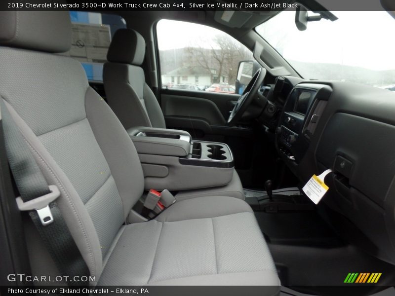Silver Ice Metallic / Dark Ash/Jet Black 2019 Chevrolet Silverado 3500HD Work Truck Crew Cab 4x4