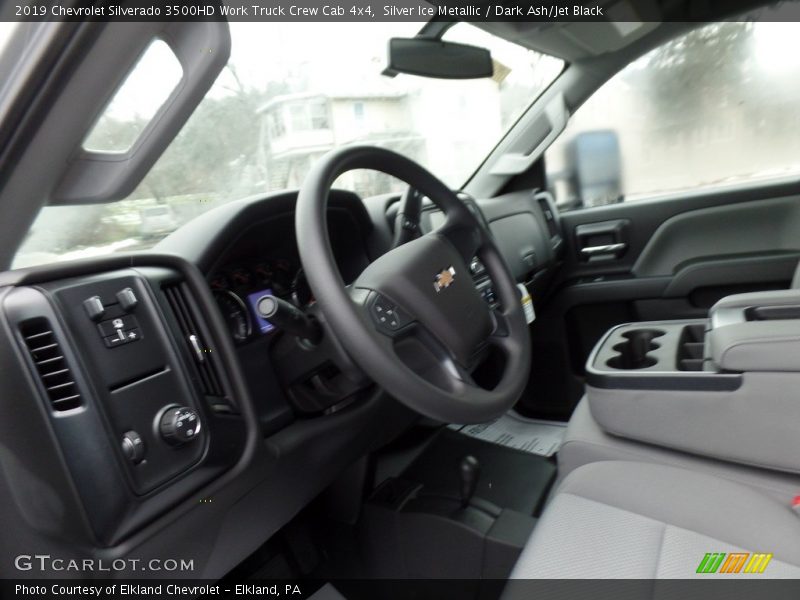 Silver Ice Metallic / Dark Ash/Jet Black 2019 Chevrolet Silverado 3500HD Work Truck Crew Cab 4x4