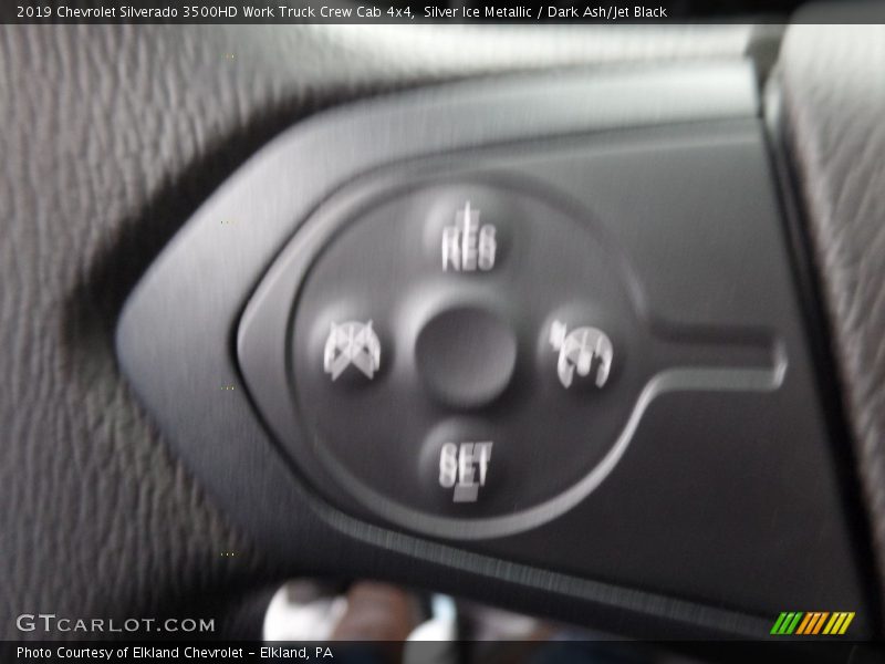 Silver Ice Metallic / Dark Ash/Jet Black 2019 Chevrolet Silverado 3500HD Work Truck Crew Cab 4x4