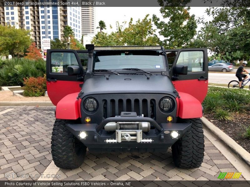 Black / Black 2017 Jeep Wrangler Unlimited Sport 4x4