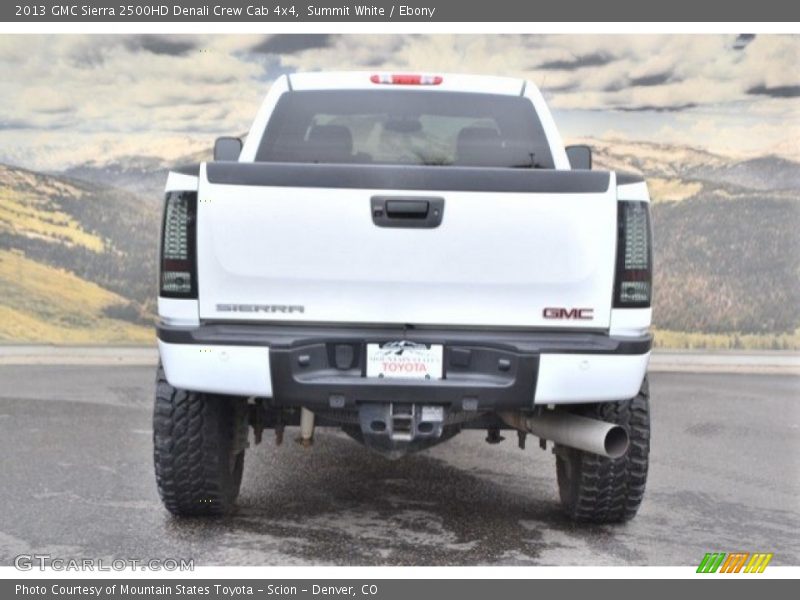 Summit White / Ebony 2013 GMC Sierra 2500HD Denali Crew Cab 4x4