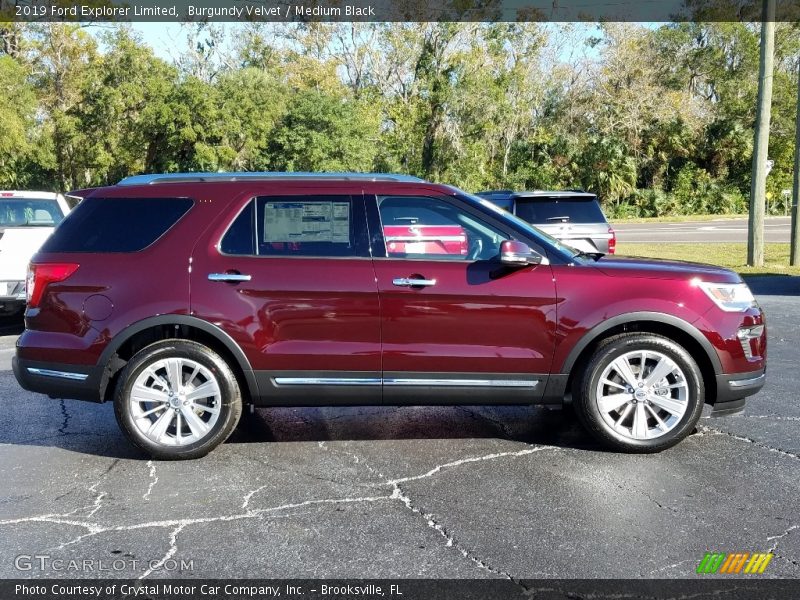  2019 Explorer Limited Burgundy Velvet