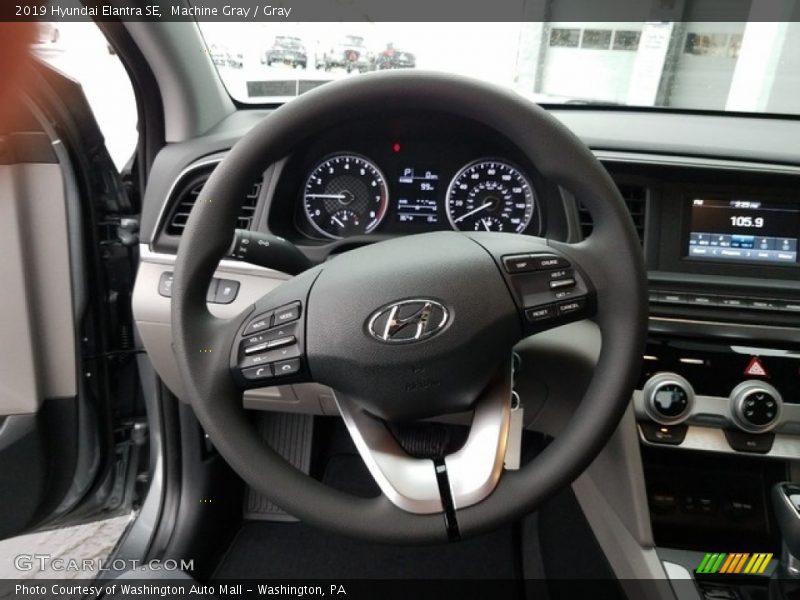 Machine Gray / Gray 2019 Hyundai Elantra SE