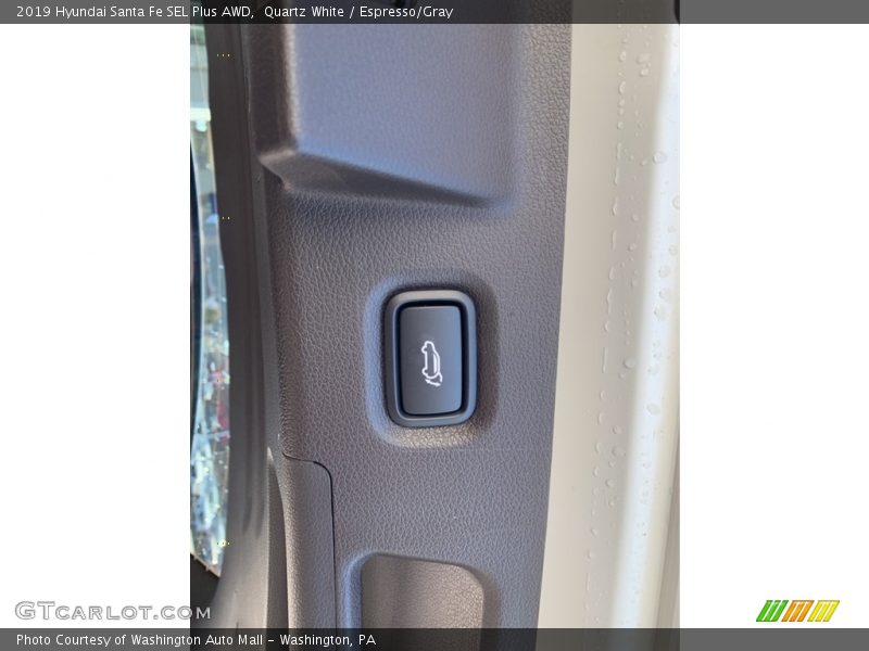 Quartz White / Espresso/Gray 2019 Hyundai Santa Fe SEL Plus AWD