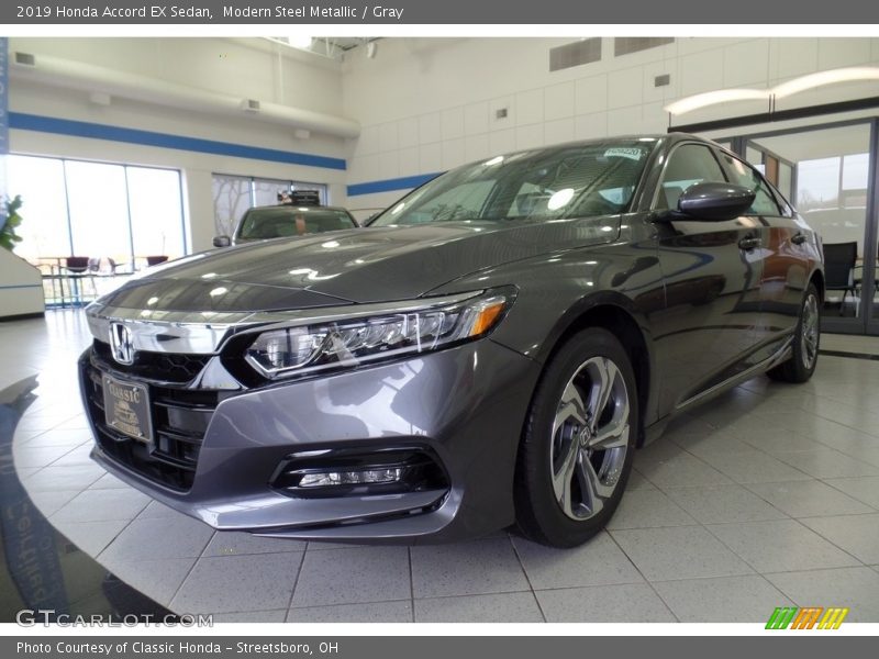 Modern Steel Metallic / Gray 2019 Honda Accord EX Sedan