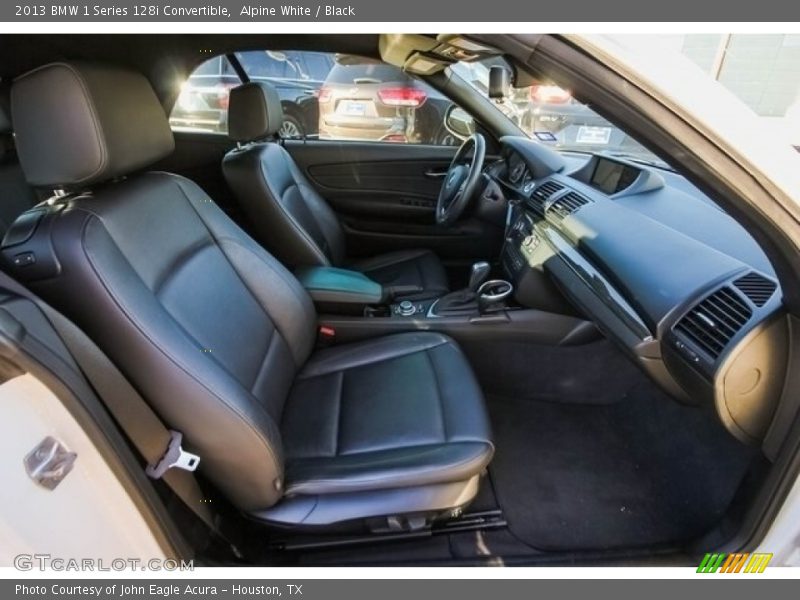 Alpine White / Black 2013 BMW 1 Series 128i Convertible