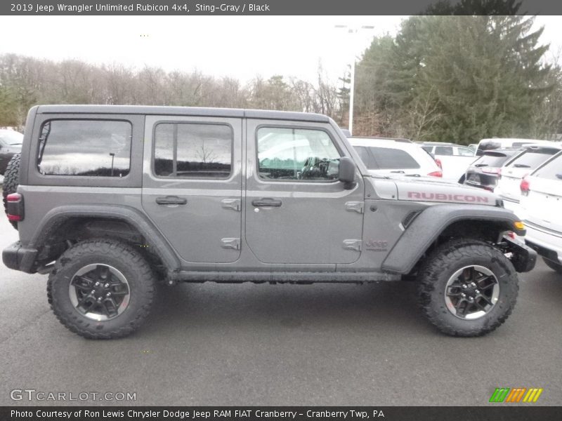  2019 Wrangler Unlimited Rubicon 4x4 Sting-Gray