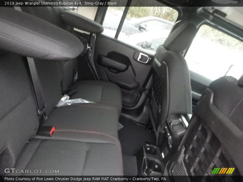 Rear Seat of 2019 Wrangler Unlimited Rubicon 4x4