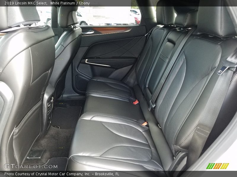 Rear Seat of 2019 MKC Select