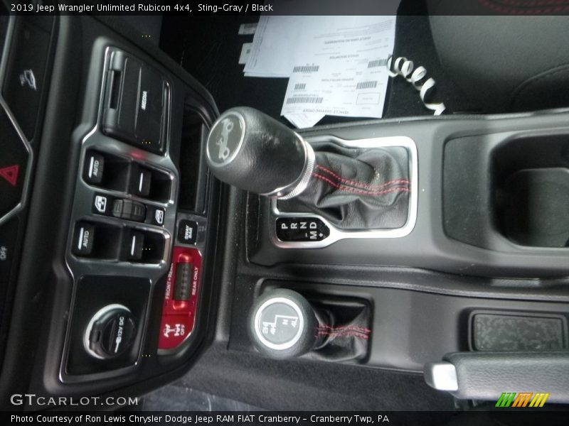  2019 Wrangler Unlimited Rubicon 4x4 8 Speed Automatic Shifter