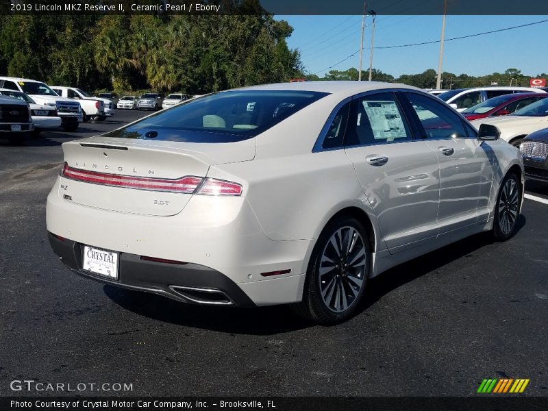 Ceramic Pearl / Ebony 2019 Lincoln MKZ Reserve II