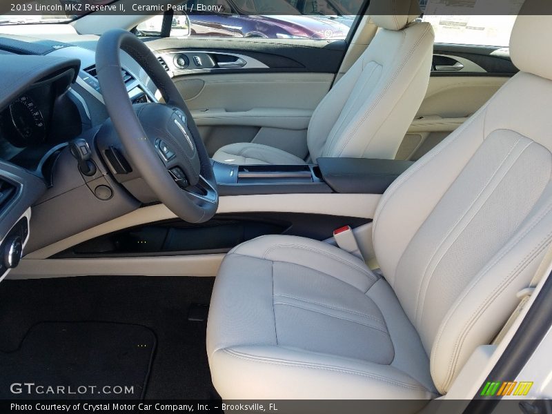 Front Seat of 2019 MKZ Reserve II