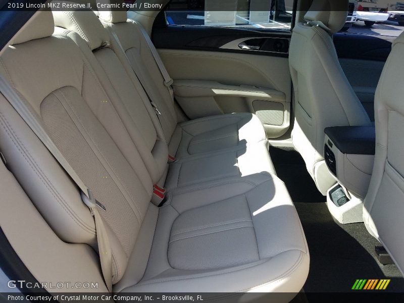 Rear Seat of 2019 MKZ Reserve II