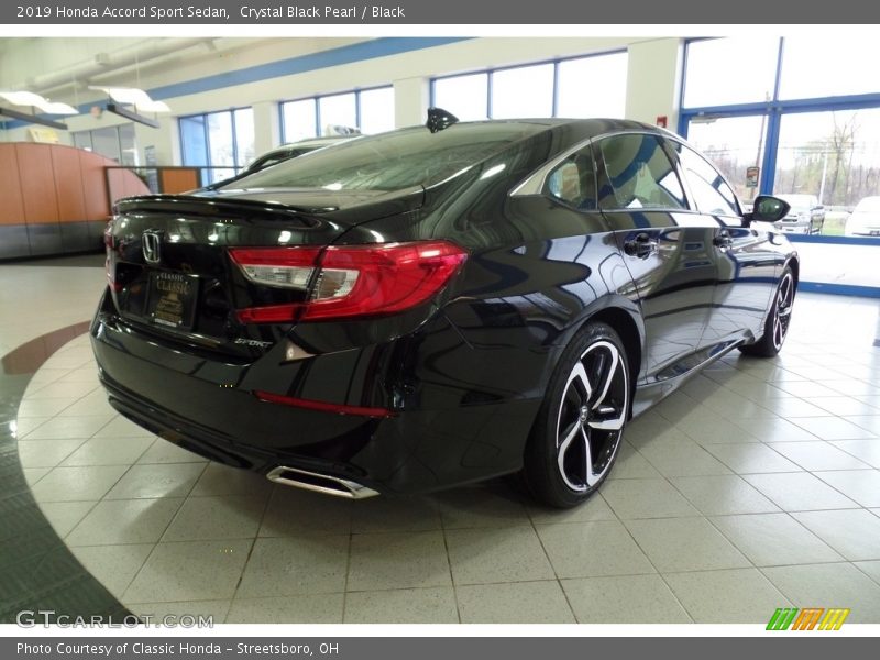 Crystal Black Pearl / Black 2019 Honda Accord Sport Sedan