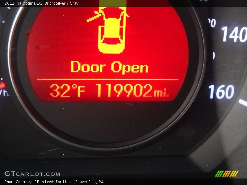 Bright Silver / Gray 2012 Kia Optima LX