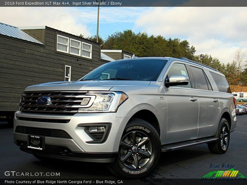 Ingot Silver Metallic / Ebony 2019 Ford Expedition XLT Max 4x4