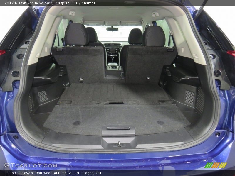Caspian Blue / Charcoal 2017 Nissan Rogue SV AWD