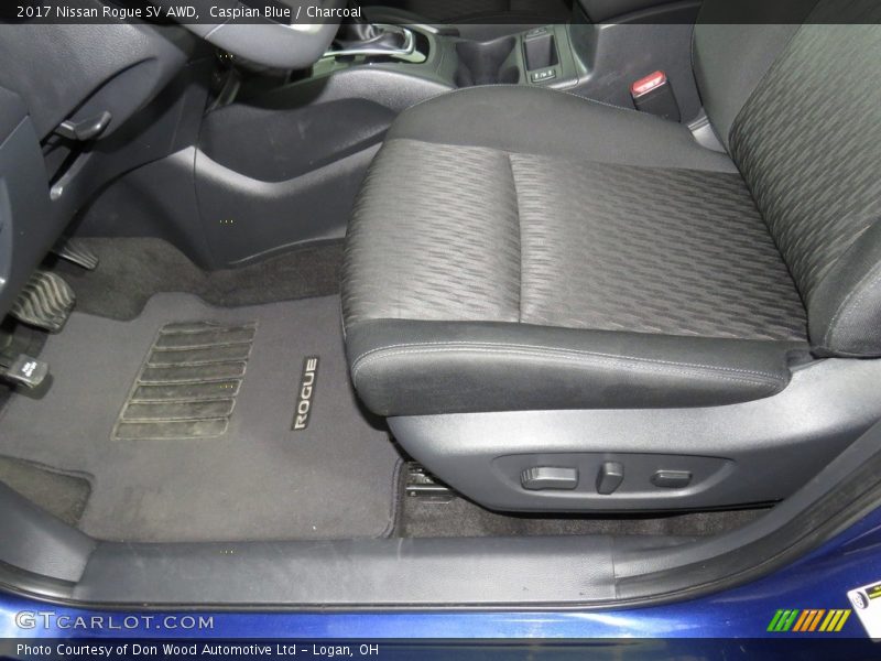 Caspian Blue / Charcoal 2017 Nissan Rogue SV AWD