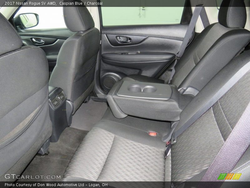 Caspian Blue / Charcoal 2017 Nissan Rogue SV AWD