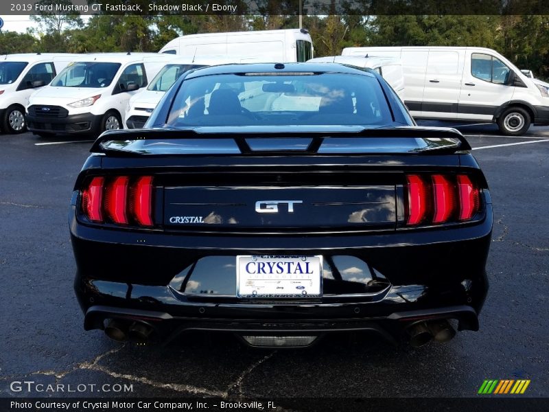 Shadow Black / Ebony 2019 Ford Mustang GT Fastback