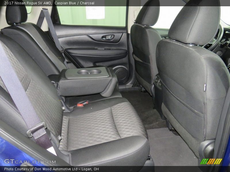 Caspian Blue / Charcoal 2017 Nissan Rogue SV AWD