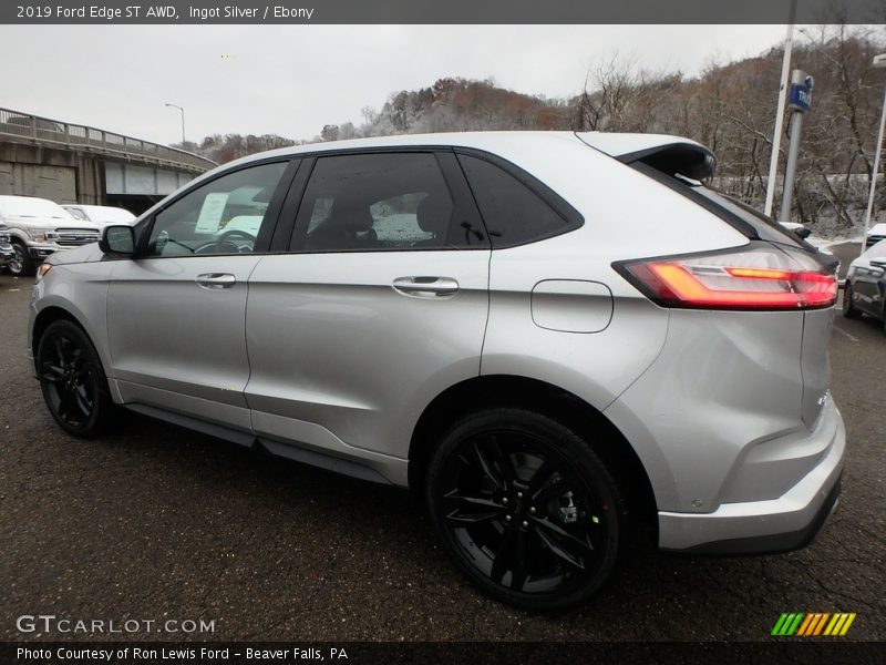 Ingot Silver / Ebony 2019 Ford Edge ST AWD