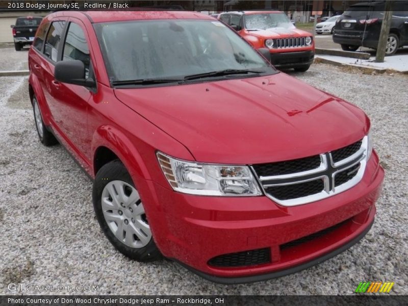 Redline / Black 2018 Dodge Journey SE