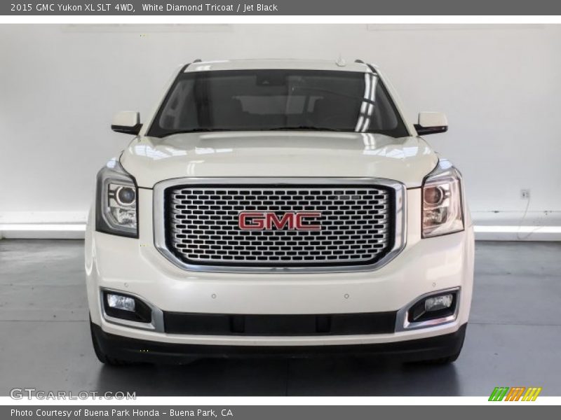 White Diamond Tricoat / Jet Black 2015 GMC Yukon XL SLT 4WD