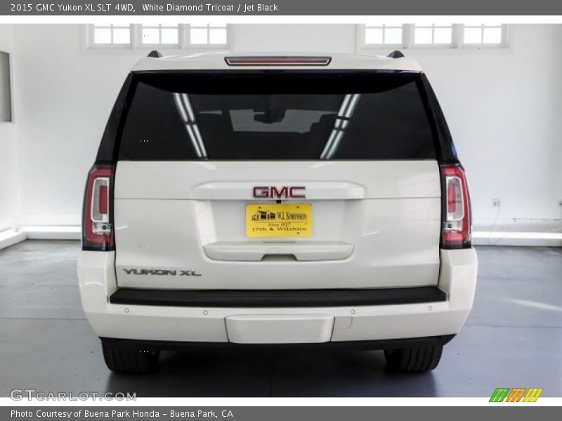 White Diamond Tricoat / Jet Black 2015 GMC Yukon XL SLT 4WD