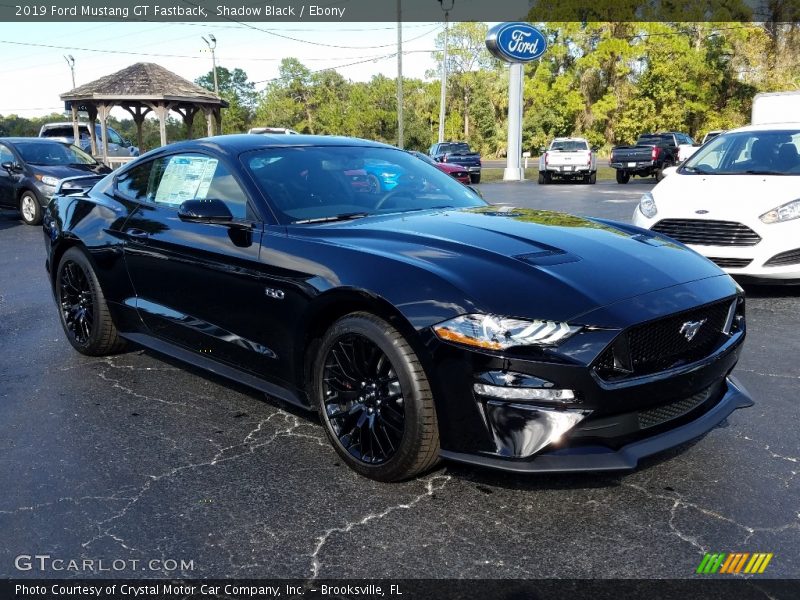 Shadow Black / Ebony 2019 Ford Mustang GT Fastback