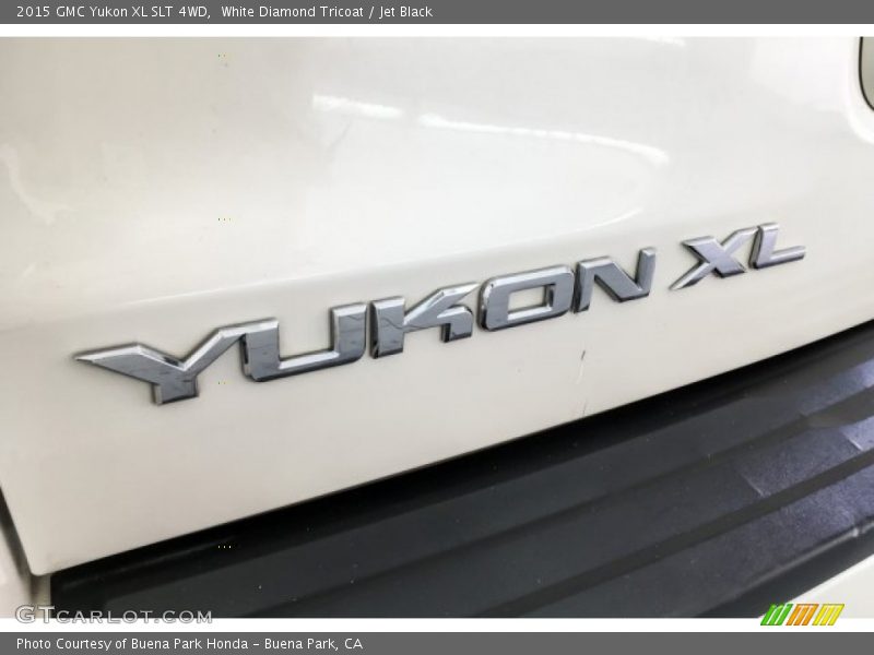 White Diamond Tricoat / Jet Black 2015 GMC Yukon XL SLT 4WD