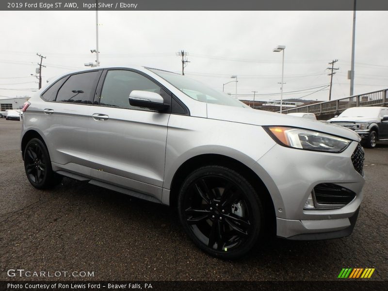 Ingot Silver / Ebony 2019 Ford Edge ST AWD