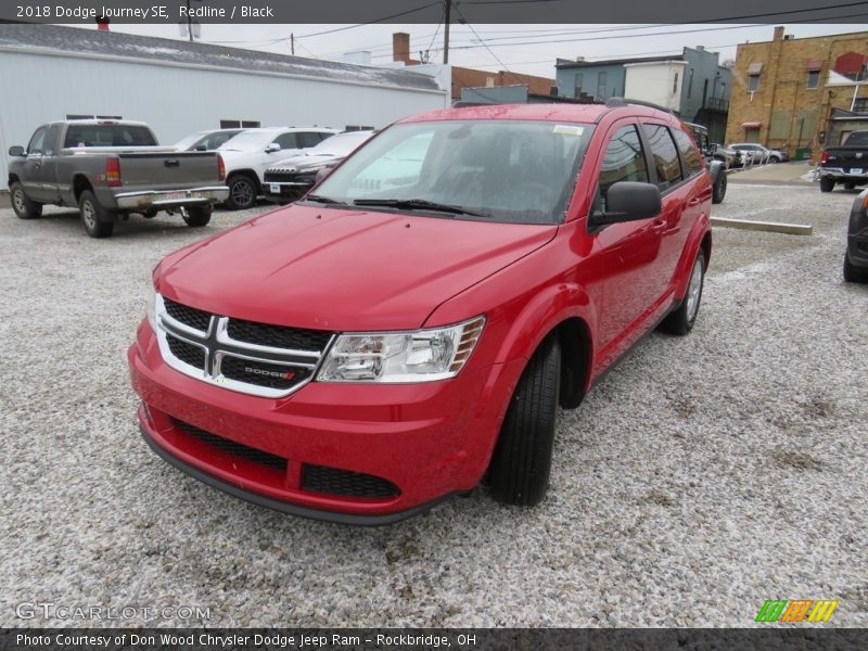 Redline / Black 2018 Dodge Journey SE