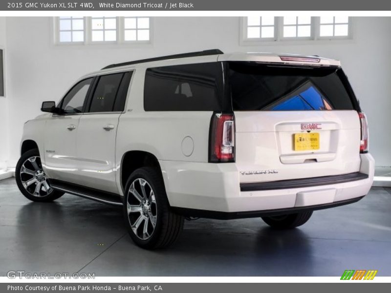 White Diamond Tricoat / Jet Black 2015 GMC Yukon XL SLT 4WD