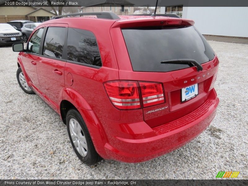 Redline / Black 2018 Dodge Journey SE