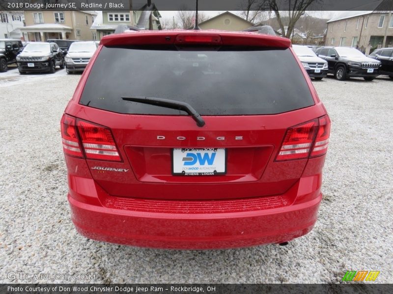 Redline / Black 2018 Dodge Journey SE