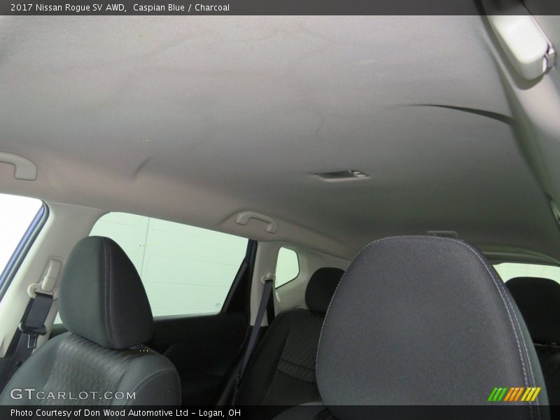 Caspian Blue / Charcoal 2017 Nissan Rogue SV AWD