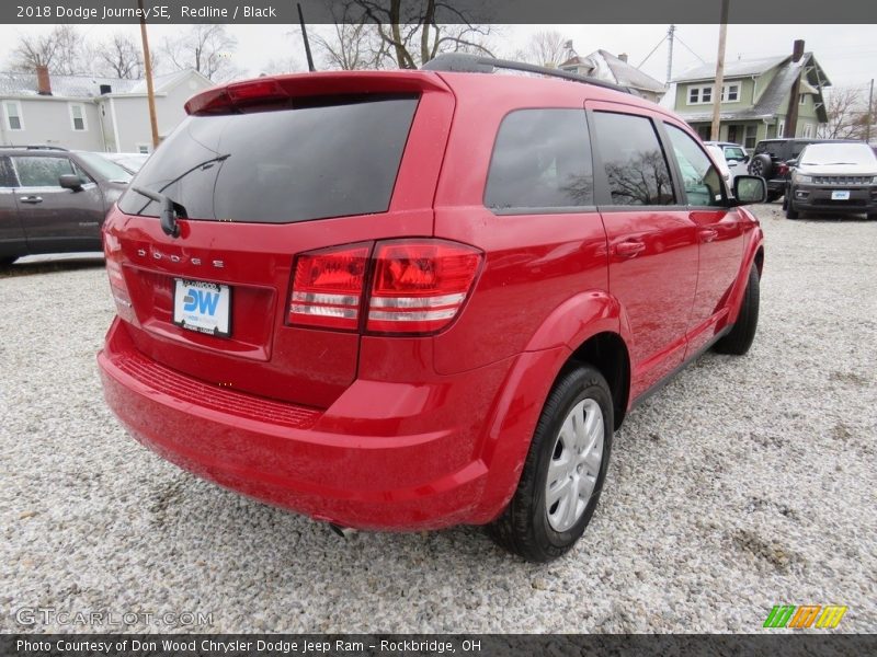 Redline / Black 2018 Dodge Journey SE