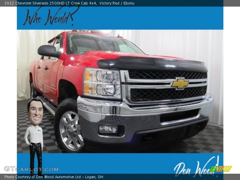 Victory Red / Ebony 2012 Chevrolet Silverado 2500HD LT Crew Cab 4x4