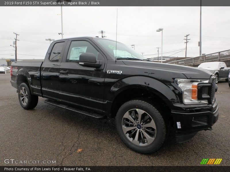 Agate Black / Black 2019 Ford F150 STX SuperCab 4x4