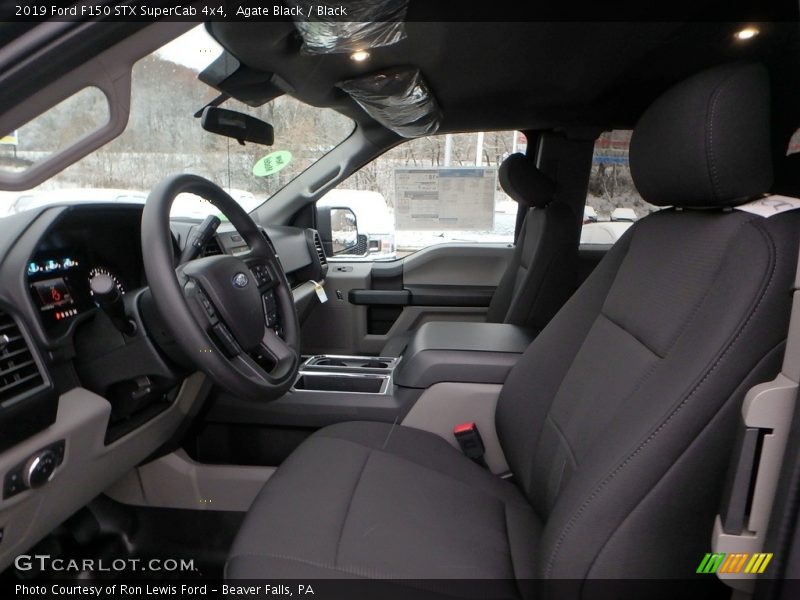 Front Seat of 2019 F150 STX SuperCab 4x4