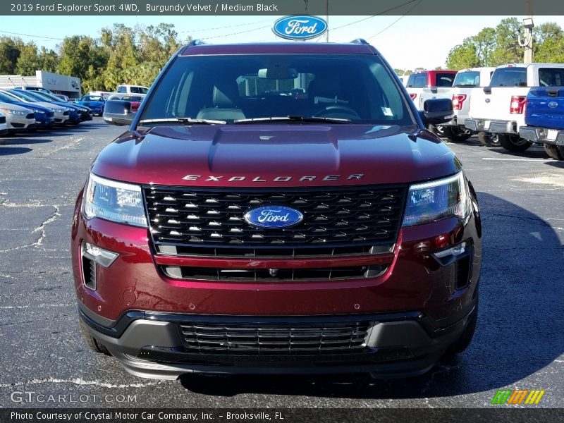  2019 Explorer Sport 4WD Burgundy Velvet
