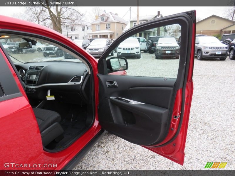 Redline / Black 2018 Dodge Journey SE