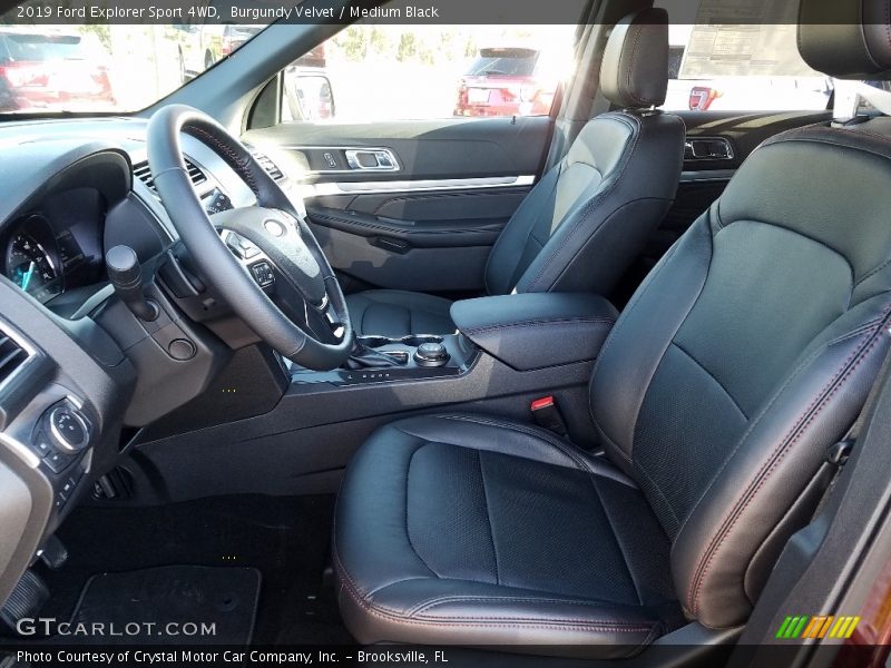  2019 Explorer Sport 4WD Medium Black Interior